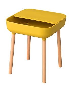 Nectar サイドテーブル イエロー m11614