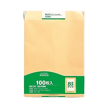 （まとめ）マルアイ 事務用封筒 PN-138 長3 100枚×10×5セット