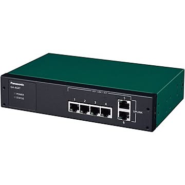 パナソニックESネットワークス 6ポート レイヤ2スイッチングハブ GA-AS4T PN25041