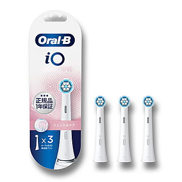 BRAUN オーラルB 替えブラシ ジェントルケア （3本入） ホワイト iORBSW-3EL