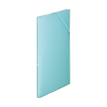 まとめキングジム クリアーファイルホルダーイン A4タテ 8ポケット 水色 6171TW 1冊 ×10セット