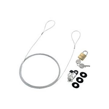 （まとめ）サンワサプライ セキュリティワイヤーロック SL-59【×3セット】