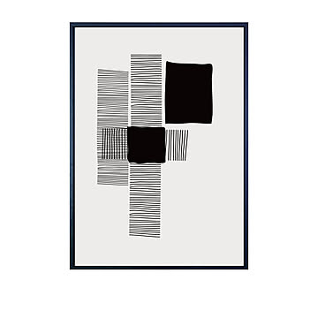 ART abstract Hand painted illustrations アートポスター（フレーム付き） m12932