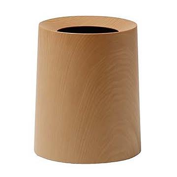 ideaco イデアコ TUBELOR HOMME WOOD チューブラー オム ウッド ゴミ箱 ごみ箱 ダストボックス トラッシュカン ゴミ袋が隠せる