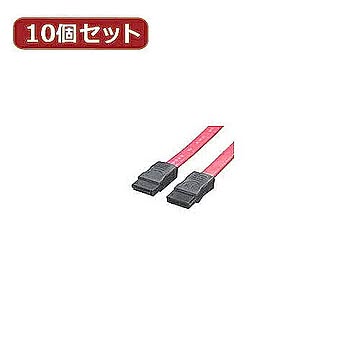 変換名人 10個セット SATA I型-I型(短) 2本入り SATA-IISX10 管理No. 4589452952717