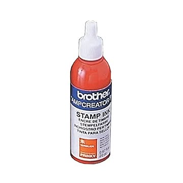 （まとめ） ブラザー BROTHER スタンプ用補充インク 朱 20cc PRINKV 1本 【×5セット】
