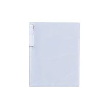 （まとめ買い）LIHITLAB クリヤーブック クリアブック N7110-1 乳白 10冊 【×3セット】