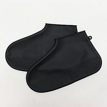 スニーカー 防水 ヒロコーポレーション シューズカバー SHOE COVER ブラックM スニーカー 革靴 管理No. 4562350971127