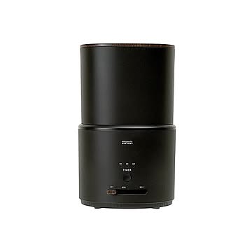 PRISMATE 加湿器 上部給水 1.5L 抗菌 超音波式 PR-HF064 ブラック