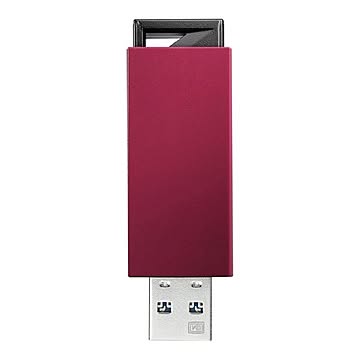 アイ・オー・データ機器 USB3.0/2.0対応 ノック式USBメモリー 32GB レッド U3-PSH32G/R