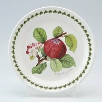 ポートメリオン　ポモナ　プレート25cm　アップル　Hoary morning　洋食器　イギリス　ボタニック