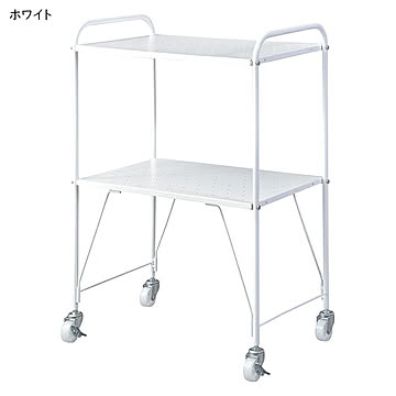 ラック 組立式 サイドワゴン LFS-883 幅53x奥行35x高さ75.5cm 東谷