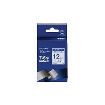 (業務用30セット) brother ブラザー工業 文字テープ/ラベルプリンター用テープ 【幅：12mm】 TZe-233 白に青文字