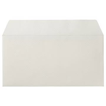 (まとめ) 寿堂 カラー横型封筒 110×220mm 127.9g／m2 テープのり付 〒枠なし マシュマロ 10353 1パック（10枚） 【×15セット】