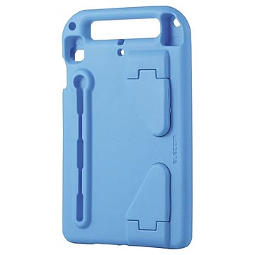 エレコム iPad 10.2 2019年モデル用EVAケース/ApplePencil収納/ショルダーベルト付/スタンド付/ブルー TB-A19REVABU