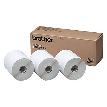 ブラザー工業 TD-4000/4100N用プレカット紙ラベル 3本パック RD-S02J1