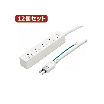 YAZAWA 12個セット 3Pマグネットタップ Y02JKP402WHX12
