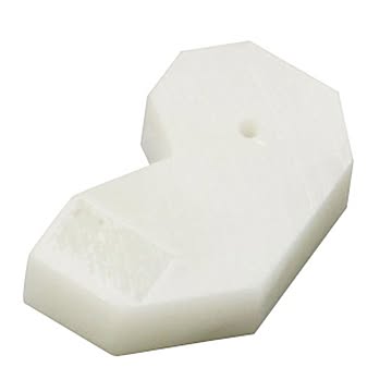 （まとめ）高蝋石まがたまカット済・穴有（小袋無）【×10セット】
