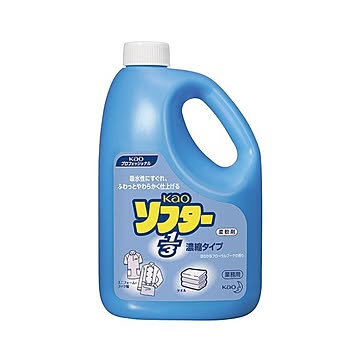 (まとめ) 花王 ソフター1／3 濃縮タイプ 業務用 2.1L 1本 【×10セット】