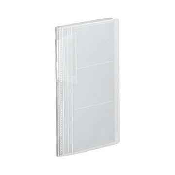 コクヨ カードホルダーノビータ固定式 スリムタイプ180名 ヨコ入れ 透明 メイ-N218T 1セット10冊