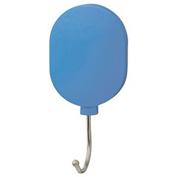 (まとめ) ミツヤ プラマグネットフック スイング式 耐荷重約7Kg 青 PMHRL-BU 1個 【×10セット】