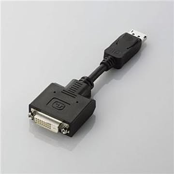 ELECOM（エレコム） DisplayPort-DVI変換アダプタ AD-DPDBK