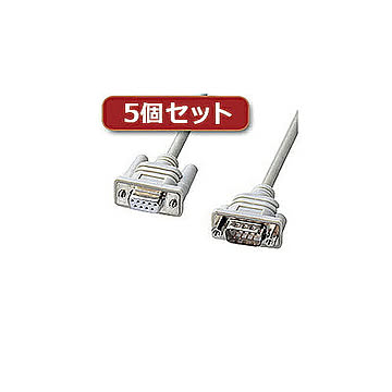 5個セット サンワサプライ エコRS-232Cケーブル(3m) KR-EC9EN3X5 管理No. 4589452970049