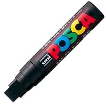 (業務用100セット) 三菱鉛筆 ポスカ/ＰＯＰ用マーカー 【極太/黒】 水性インク PC-17K.24