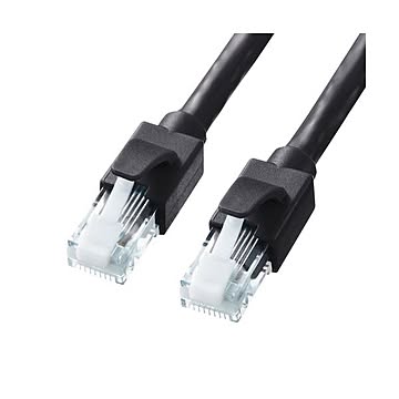 サンワサプライ カテゴリ6A LANケーブル KB-T6ATS-20BK ブラック