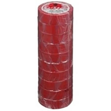(業務用50セット) ヤマト ビニールテープ NO200-19 19mm*10m 赤 10巻 ×50セット