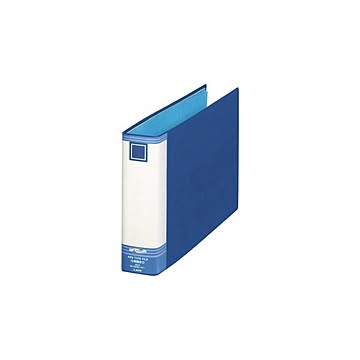 パイプ式ファイル B4-E 50mmとじ ブルー 10冊パック