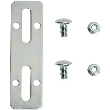 スチールラックのキタジマ 軽量背面連結金具 2×28×100mm 2個セット ユニクロ