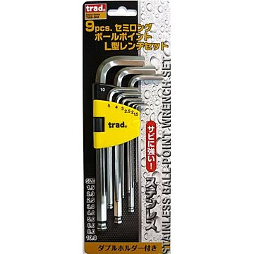 (業務用10個セット) TRAD9PCステンボールポイントセット 【セミロング】 TSB-9M