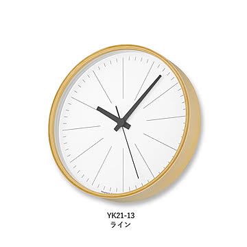 【Lemnos/レムノス】PLYラインの時計/ナンバーの時計