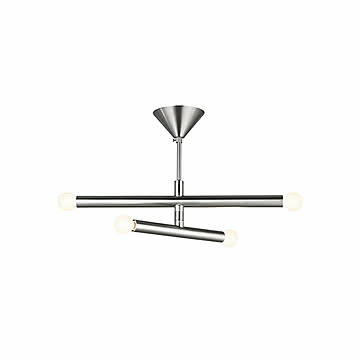 INTERFORM インターフォルム Fonction フォンクシオン シーリングライト (白熱球付属) LT-4539/LT-4540 / シーリングランプ LED球対応 天井照明 60W×4灯