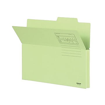 (まとめ) コクヨ 持ち出しフォルダー（カラー） A4 緑 A4-CFG 1パック（10冊）  【×10セット】
