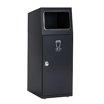 テラモト ニートSL 一般ゴミ用 47.5L アーバングレー スチール製ゴミ箱