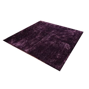 イケヒコ・コーポレーション シャギー調ラグ ラルジュ パープル 約200×250cm 3958709