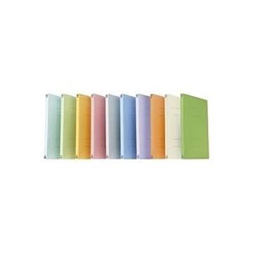 （まとめ買い）プラス フラットファイル 021N A4S オレンジ10冊 【×10セット】