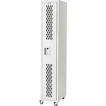 アイボリーのスチールロッカー m12540