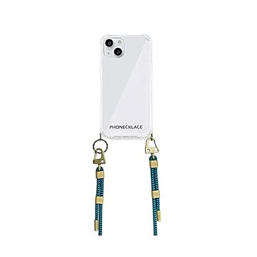 PHONECKLACE クロスボディストラップ付きクリアケース for iPhone 13 Sea PN21595i13SE