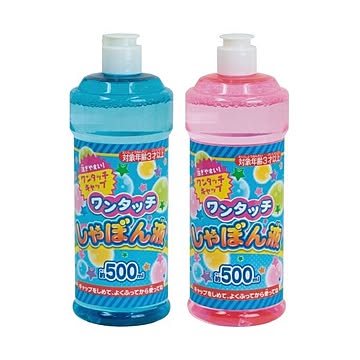 （まとめ） ワンタッチしゃぼん液 500mL アソート（×10セット）
