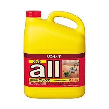 （まとめ） リンレイ 床用樹脂ワックス オール 4L×3セット