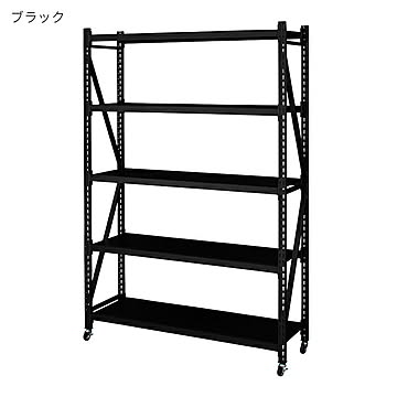 ラック 組立式 ラルド ボルトレスラック 4D DIS-684 幅129x奥行40.5x高さ188.5cm 東谷