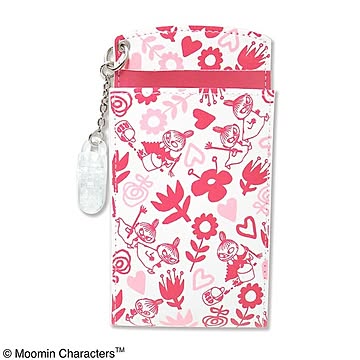 ムーミン胸ポケット用ペンケース リトルミイ総柄レッド【2個セット】