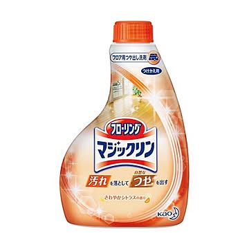 （まとめ）花王 フローリングマジックリンつや出しスプレー 付替用 400ml 1本【×20セット】