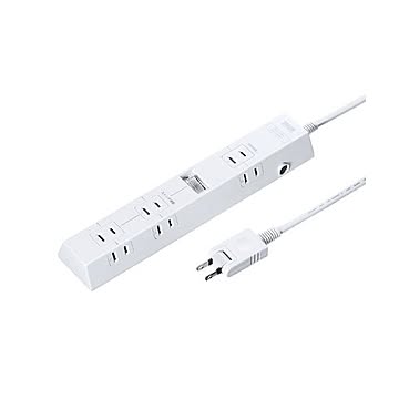 (まとめ)サンワサプライ 便利タップACアダプタ対応 TAP-B40W【×2セット】