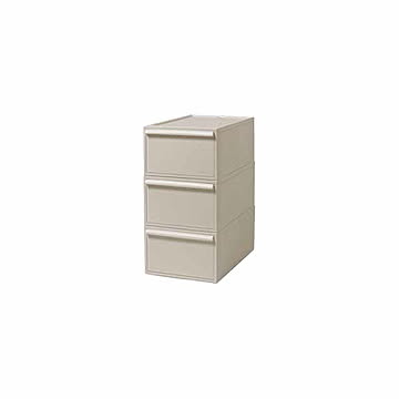like-it ライクイット Closet system クローゼットシステム 引出し(M) 3個組 CS-D2 3P 衣類収納 引き出し収納 押し入れ収納 クローゼット収納 収納ケース 収納ボックス