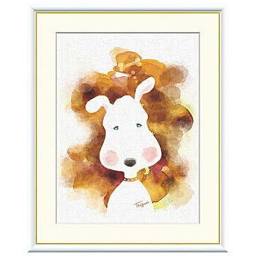 額絵 いぬ 木下つぐみ 61x49.5cm 三幸