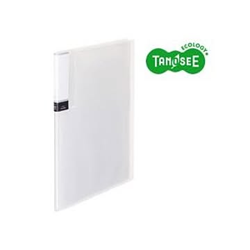 （まとめ）TANOSEE クリアブック（透明表紙） A4タテ 12ポケット クリア 60冊